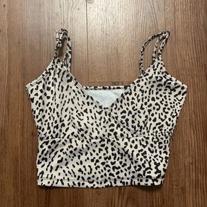 CHEETAH PRINT CROP TOP 🐆🪩🫶